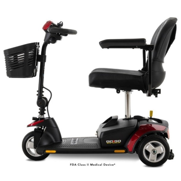 Pride Go-Go Elite Traveller 3 Wheel Scooter Left Side