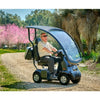AFIKIM Afiscooter C4 All Terrain 4-Wheel Scooter With Hard Top Cover Blue Color