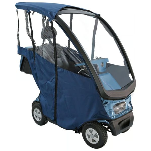 AFIKIM Afiscooter C4 All Terrain 4-Wheel Scooter With Hard Top Cover with Rainsides