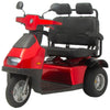 AFIKIM Afiscooter S3 3-Wheel Dual Seat Scooter Red Color