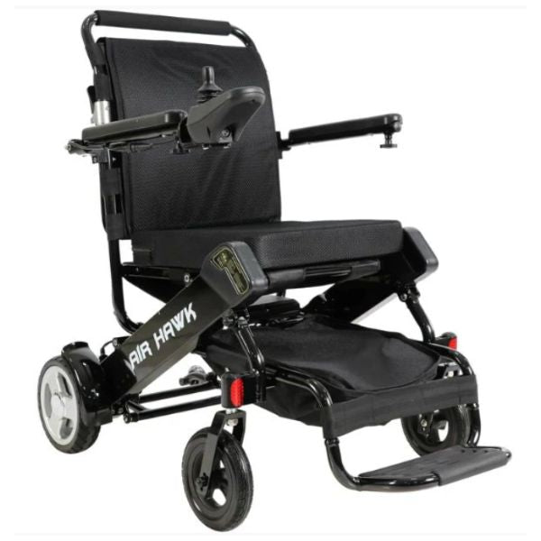 Air Hawk Folding Lightweight Powerchair Black
