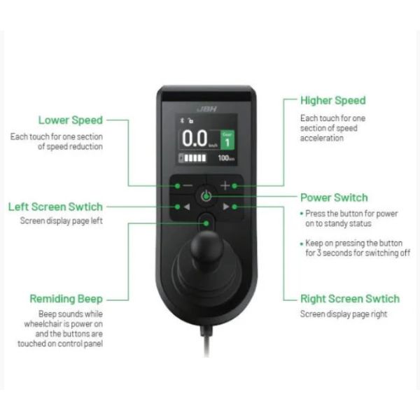 Air Hawk Folding Lightweight Powerchair Remote Controller