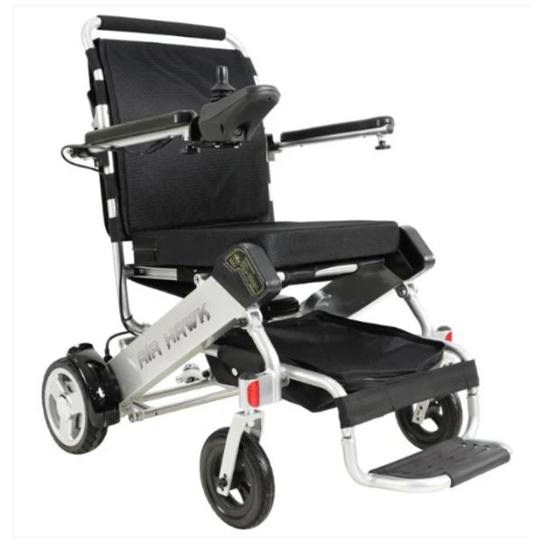 Air Hawk Folding Lightweight Powerchair White