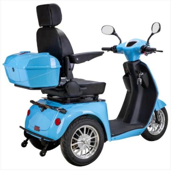 Bespoke Elite 3-wheel Heavy Duty Scooter in Right Angle View