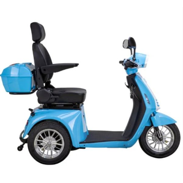 Bespoke Elite 3-wheel Heavy Duty Scooter in Full Right Side View