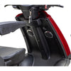 Bespoke Platinum All-Terrain Mobility Scooter in Red Showing the Key Ignition