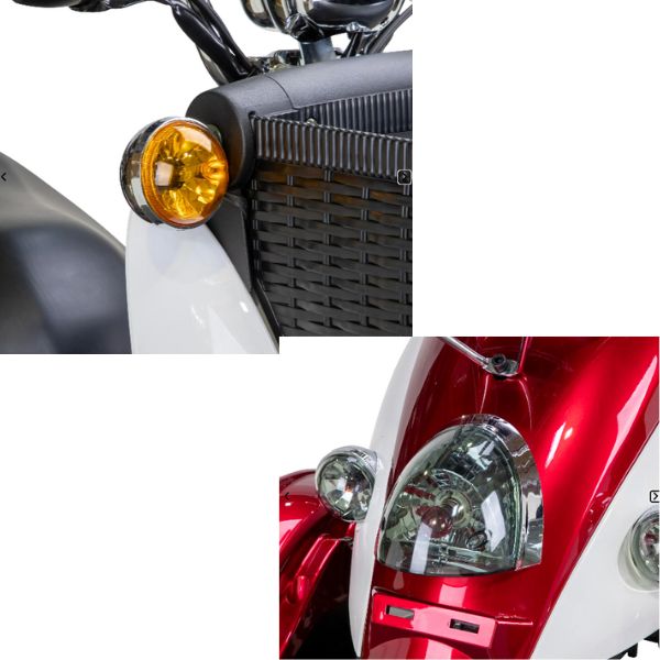 Bespoke Supreme Full Sized Mobility Scooter Lighting Features