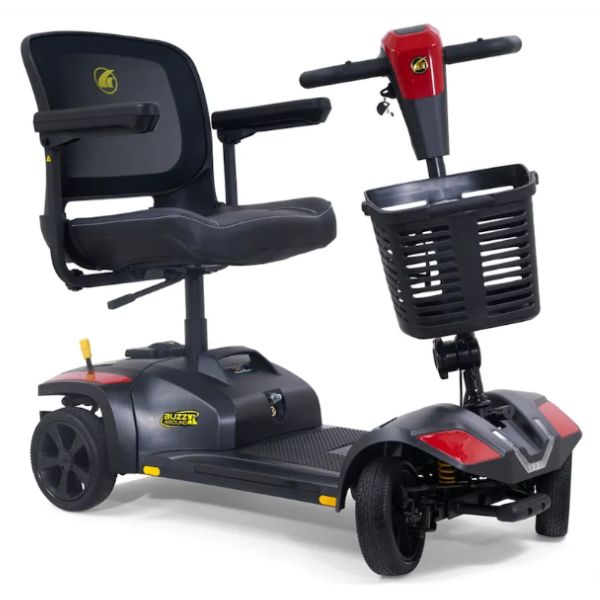 Golden Buzzaround XL Portable Mobility Scooter in Right Angle View