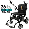 Phoenix Carbon Fiber Portable Electric Wheelchair By ComfyGo Upgraded Textile Carbon Fiber Frame