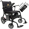 Phoenix Carbon Fiber Portable Electric Wheelchair By ComfyGo Upgraded Textile With Remote Control