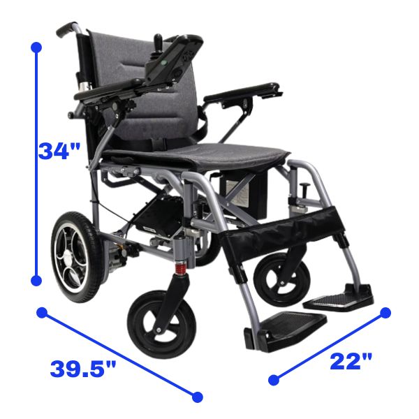 ComfyGo X-7 Lightweight Foldable Electric Wheelchair