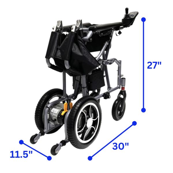 ComfyGo X-7 Lightweight Foldable Electric Wheelchair