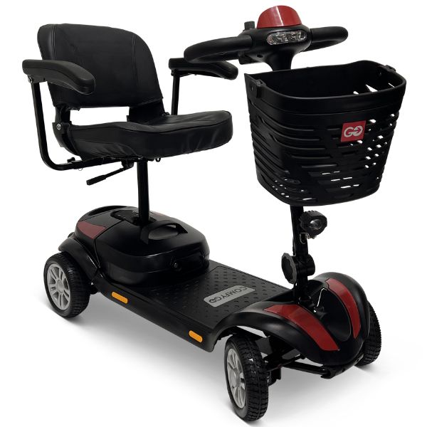 ComfyGo Z-4 Mobility Scooter Color Red with Super seat