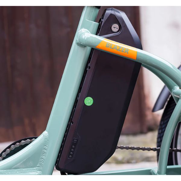 Battery Pack Attached to the Bicycle Frame