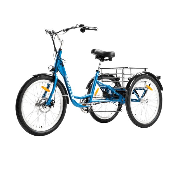 DWMEIGI MG708 Blue Hera Urban Electric Trike Left Angle View