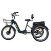 DWMEIGI MG2302 Green - Silverado Urban Electric Trike Left Side View