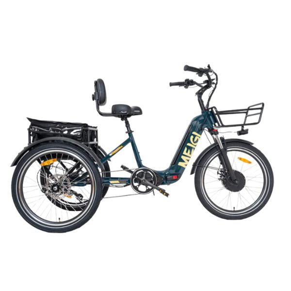 DWMEIGI MG2302 Green - Silverado Urban Electric Trike Right Side View