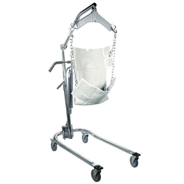 Drive Medical Deluxe Hydraulic Patient Lift Chrome Plated Frame
