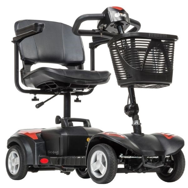Drive Medical Scout LT 4 Wheel Front Right Side View 