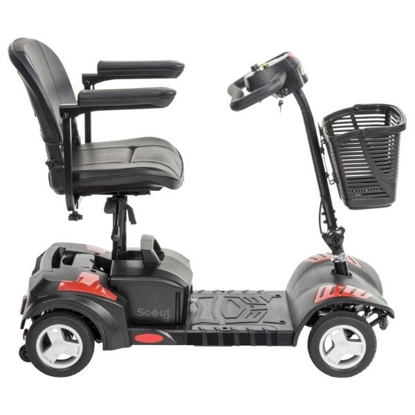 Drive Medical Scout LT 4 Wheel Right Side View 