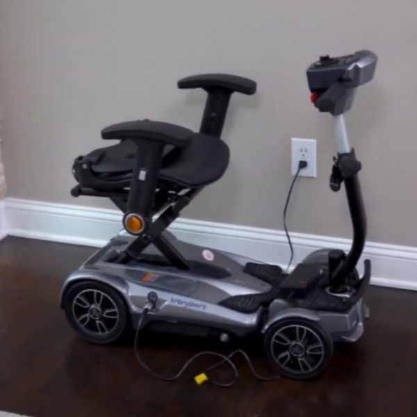Charging the EV Rider Transport 4M Gray Color