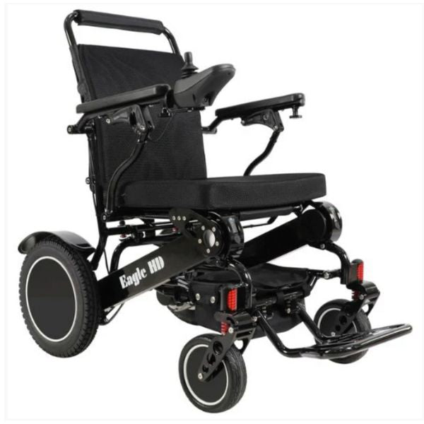 Eagle Bariatric Portable Power Wheelchair in Black