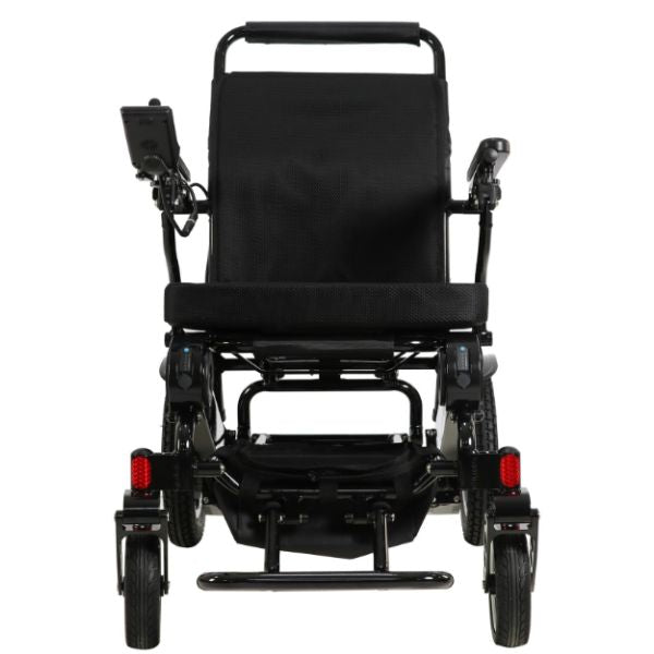 Eagle Bariatric Portable Power Wheelchair in Black Front View
