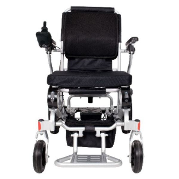 Electra 7 HD Wide Bariatric Folding Power Wheelchair Front View