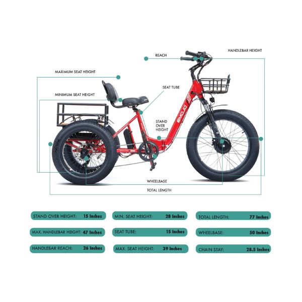 Emojo Bison Pro dimensions view