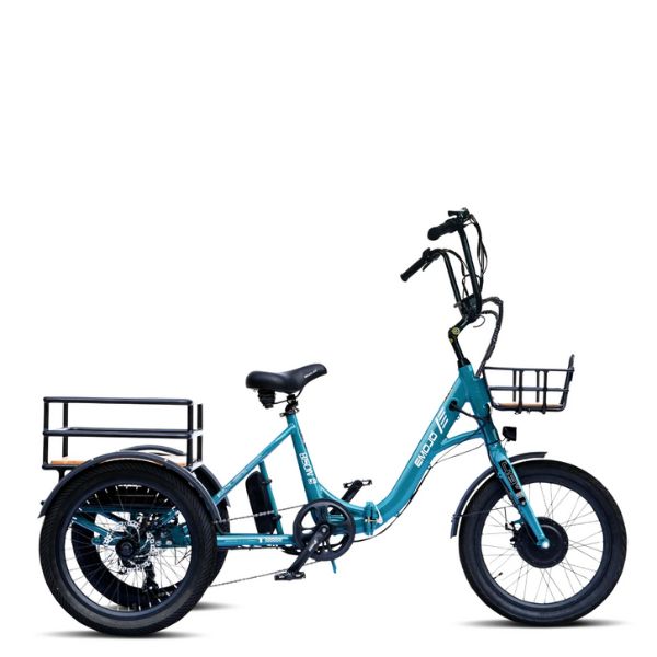 folding electric trike bicycle Folding Electric Tricycle For Adults | Emojo Bison S