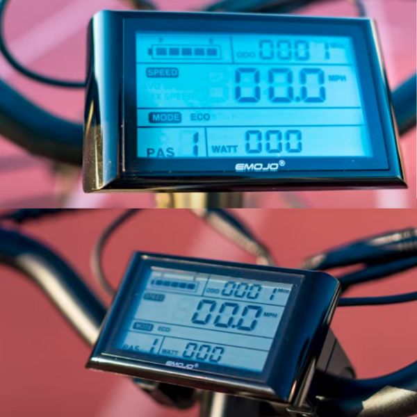 Black Emojo Bison S LCD display