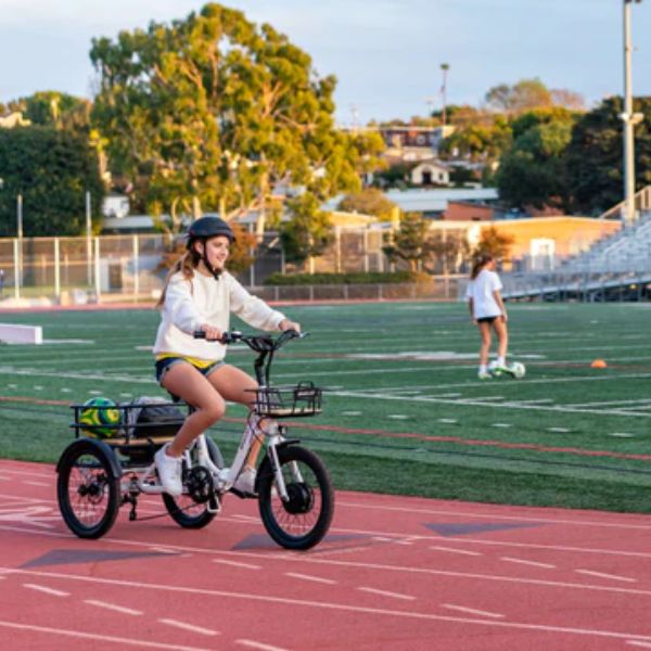 white Emojo Bison S e-trike