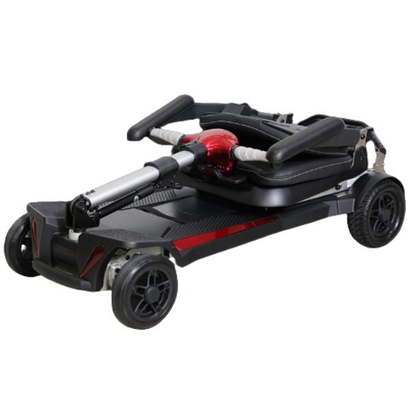 Enhance Mobility Mobifree Folding 4-Wheel Mobility Scooter in Folding Position