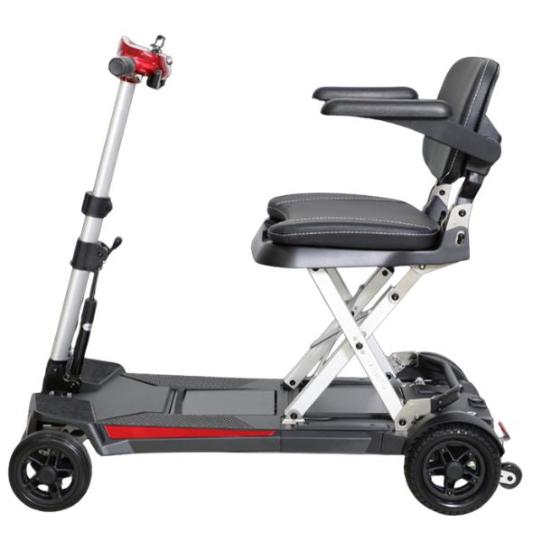 Enhance Mobility Mobifree Folding 4-Wheel Mobility Scooter Left Side View