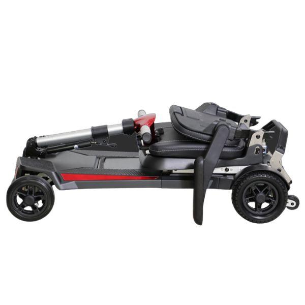 Enhance Mobility Mobifree Folding 4-Wheel Mobility Scooter in Folding Position