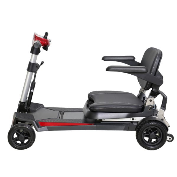 Enhance Mobility Mobifree Folding 4-Wheel Mobility Scooter Left Side View