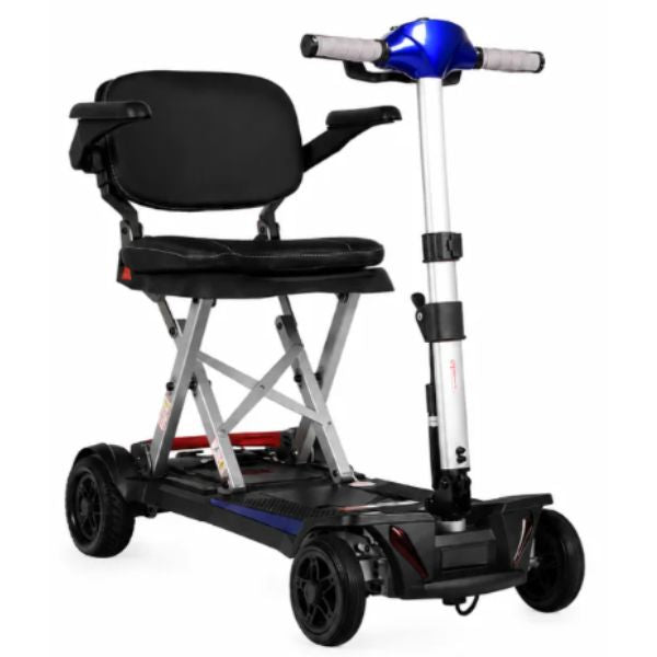 Enhance Mobility Mobifree Folding 4-Wheel Mobility Scooter in Blue