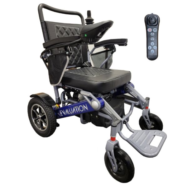 Evaluation Evolution Auto Folding Power Wheelchair with the Remote Controller