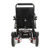 Falcon Folding Power Wheelchair in Black Rear View