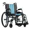 Feather Lightweight Manual Wheelchair Blue Front-Right View