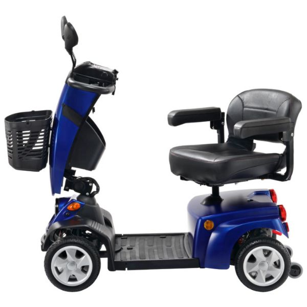 FreeRider USA FR1 City 4 Wheel Bariatric Mobility Scooter Side View