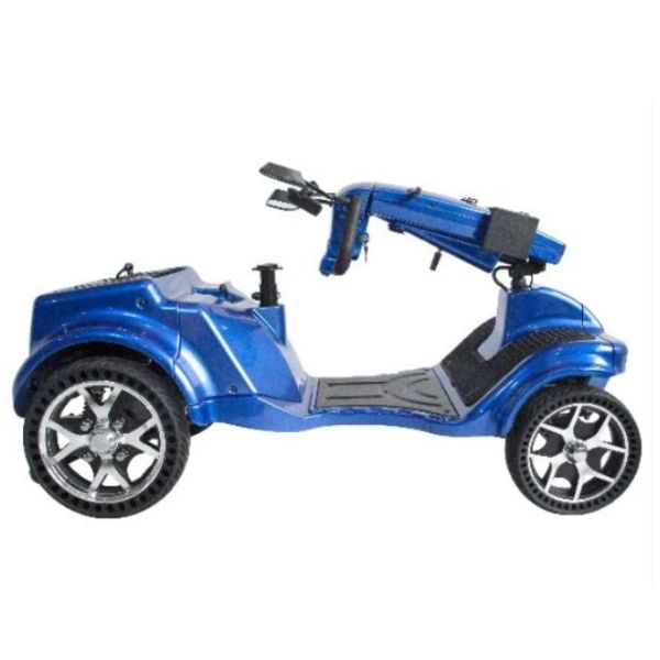 Gladiator 4 Wheel Heavy Duty Mobility Scooter in a Folding Position
