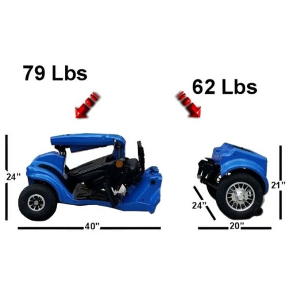 Gladiator 4 Wheel Heavy Duty Mobility Scooter Weights