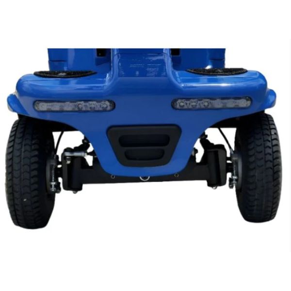 Gladiator 4 Wheel Heavy Duty Mobility Scooter Showing the Headlights