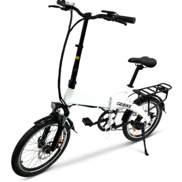 Go Bike FUTURO Foldable Lightweight Electric Bike, Black / Free Standard