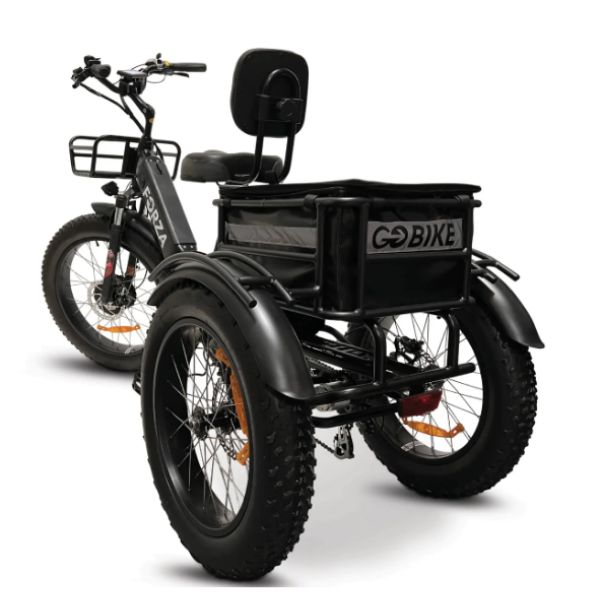 Go Bike Forza Electric Tricycle Rear Left View