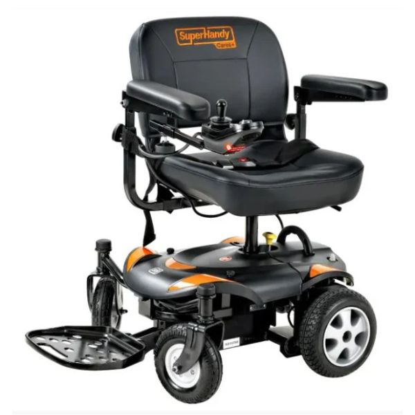 SuperHandy GoRide CRZ Portable Power Wheelchair Swiveled Chair