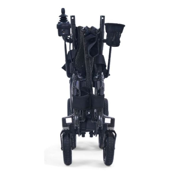 Golden Technologies Cricket LT Carbon Lightweight Power Wheelchair in Folding Standing Position