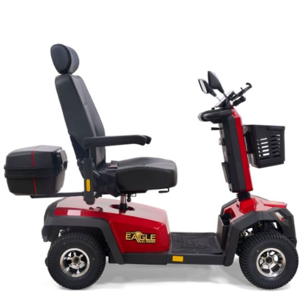 Golden Technologies Eagle All-Terrain Mobility Scooter Red Right Side View