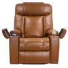 Golden Technologies Rhea with Twilight and Nirvana Power Lift Chair Sparrow showing the arm rests and its functions